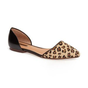 Halogen Kayla Leather Pointy Toe Flats